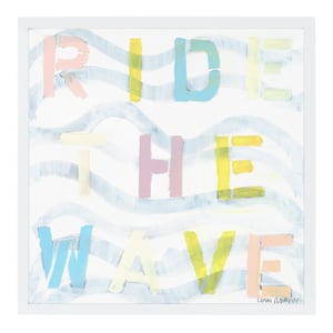 Ride The Wave Too Art Print