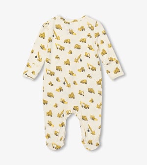 Baby Boys Under Construction Footed Sleeper