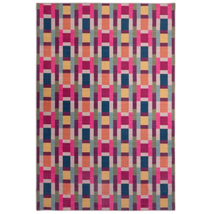 Jude Geo Weave Bright Eco-Washable Rug - 185x275cm