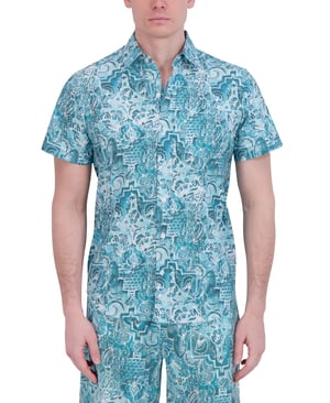 Robert Graham Short Sleeve Button Down Shirt