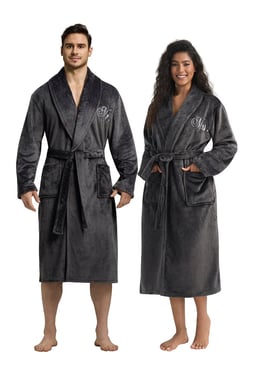 AW Flannel  Couple Robes
