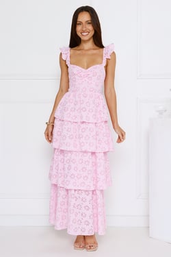 Summer Mist Maxi Dress Pink
