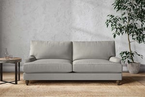 nkuku Marri Large Sofa | Make To Order | Brera Linen Smoke | No Colour