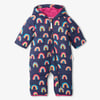 Vibrant Rainbows Baby Snowsuit