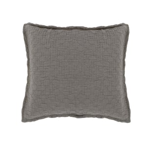 Ojai Cotton Euro Sham   Pebble