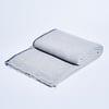 Edge Stripe Throw - Grey & Blue