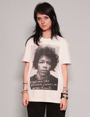 Purple Haze' T-Shirt in Ecru
