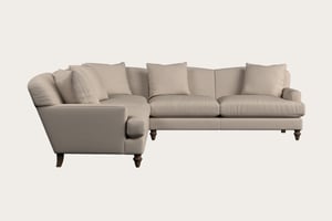 nkuku Deni Large Corner Sofa | Make To Order | Recycled Cotton Natural | No Colour