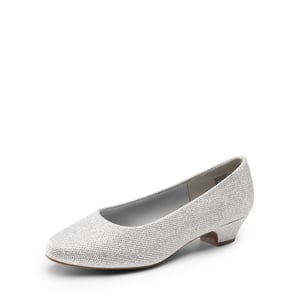 DREAM PAIRS Wide Toe Slip On Low Heel Pumps