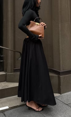 Herlow Maxi Skirt (Black) - US 0