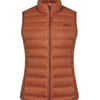 Weird Fish Atissa Lightweight Padded Gilet Rust Size 8