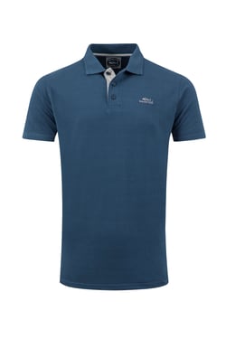 Weird Fish Miles Pique Polo Shirt Federal Blue Size 4XL