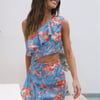 On Look Out Crop Top Blue