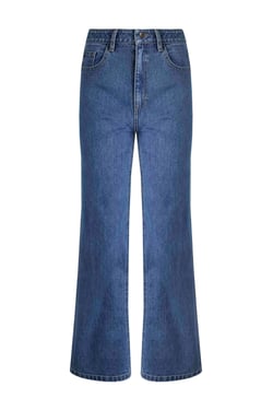 Weird Fish Corine Wide Leg Denim Jeans Denim Size 8