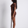 THE ARIELLE BROWN DRESS