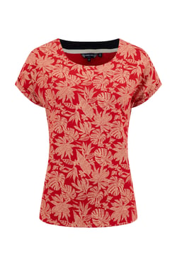 Weird Fish Paw Paw Printed Jersey T-Shirt Tomato Red Size 8