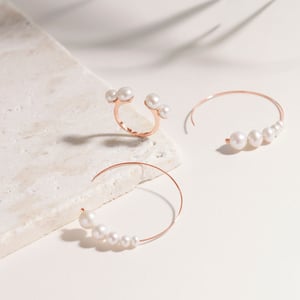 The Love Hoop Story set in Rose Gold