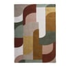 Retro Deco Rug Tan - 200x290cm