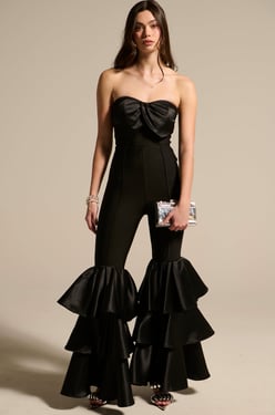 AKIRA I Just Wanna Dance Flare Leg Jumpsuit | Black | Size Small