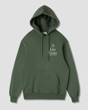 Los Tejas Hood (Washed Olive) - XXL