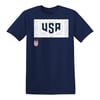 Unisex USWNT Stacked Navy Tee / S