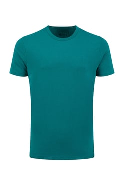Weird Fish Hooked Branded T-Shirt Peacock Blue Size XL