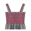 Damson Madder Ami Cami Black & White Gingham