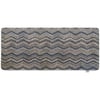 Ribbon Grey Zig Zag Washable Runner - 80x150cm