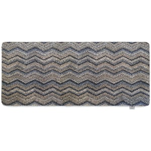 Ribbon Grey Zig Zag Washable Runner - 80x150cm