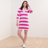 Taylor Dress - Preppy Pink Stripes