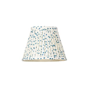 18cm pendant shade in blue dotty