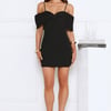 Dazzle Daily Mini Dress Black