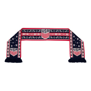 U.S. Soccer Holiday Sweater Scarf