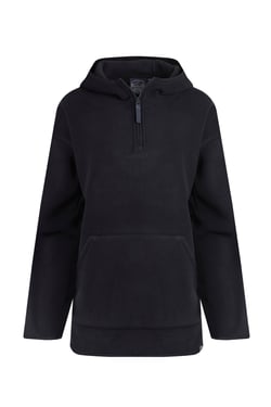 Weird Fish Laura Polar Popover Hoodie Navy Size 8
