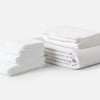 QE Home 6-Piece Bath & Bedding Essentials Bundle - White, Queen