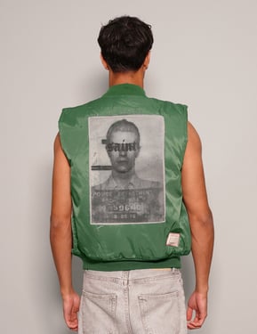 Saint' Bomber Gilet in Green