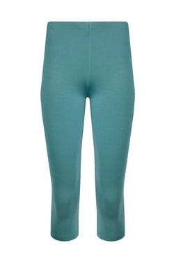 Weird Fish Blondie Cropped Leggings Mineral Blue Size 8