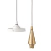 Cone pendant fitting kit in stone