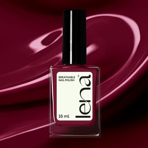 LENA Breathable & Water-Permeable Halal Nail Polish - Berry Nice! - LE127