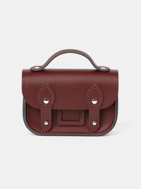 The Micro Satchel - Oxblood