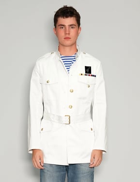 Tropical Army Dress Jacket