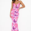 Prep And Go Mesh Maxi Dress Pink