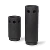 Savior Mango Wood Vase Set   Black
