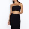 Matching Fit Crop Top Black