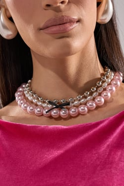 AKIRA Gwen Necklace Set | Black