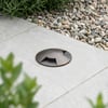 Blades IP67 recessed deck light in bronze