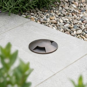 Blades IP67 recessed deck light in bronze
