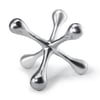 Modern Small Polished Nickel Jack