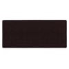 Plain Fleck - Espresso Brown Runner - 65x150cm