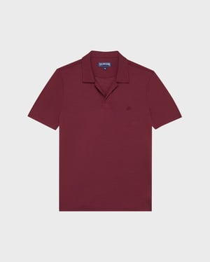 Vilebrequin - Men Tencel Polo Shirt Solid - Polo - Pirinol - Red - Size XXXL